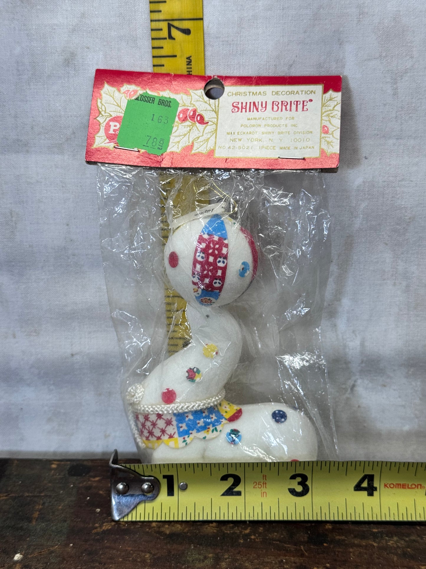 Shiny Brite Seal Ornament Vintage NOS #1867