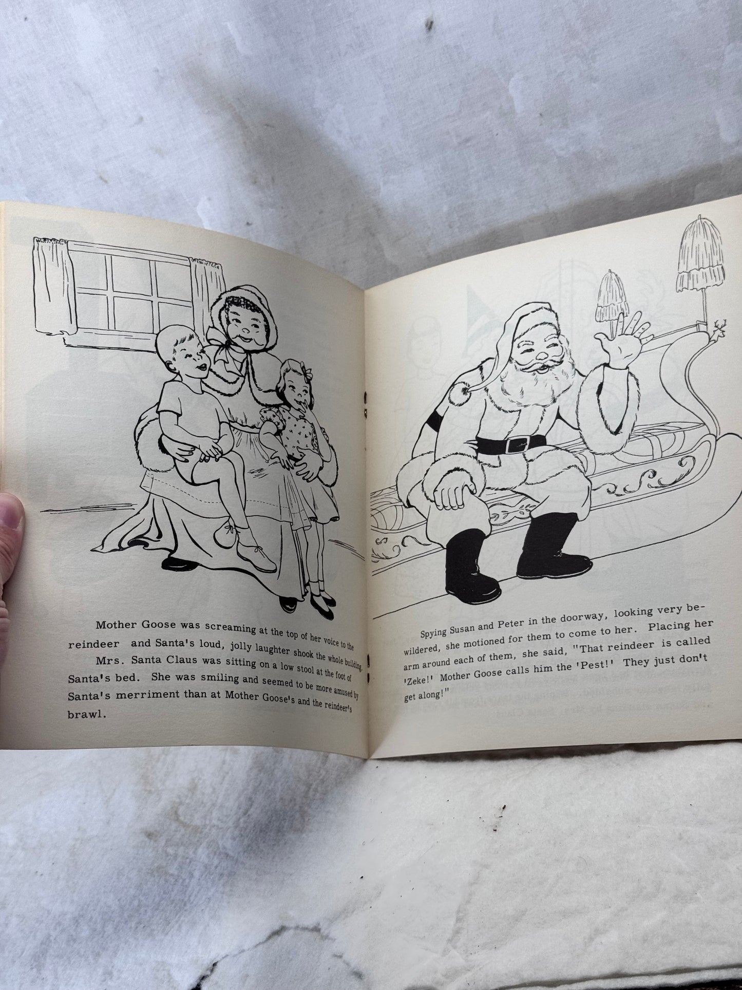 Calling On Santa At The North Pole A Do Declare Book Vintage #1895