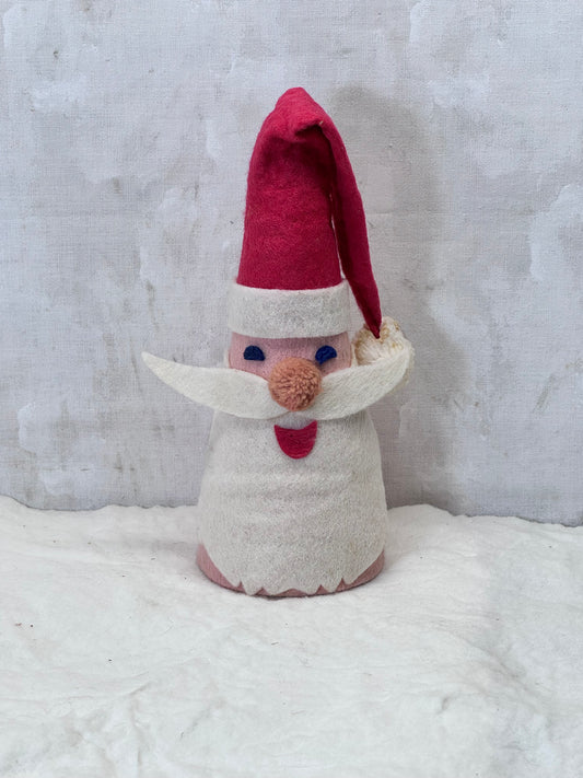 Vintage Santa Claus Cone Decor #1787