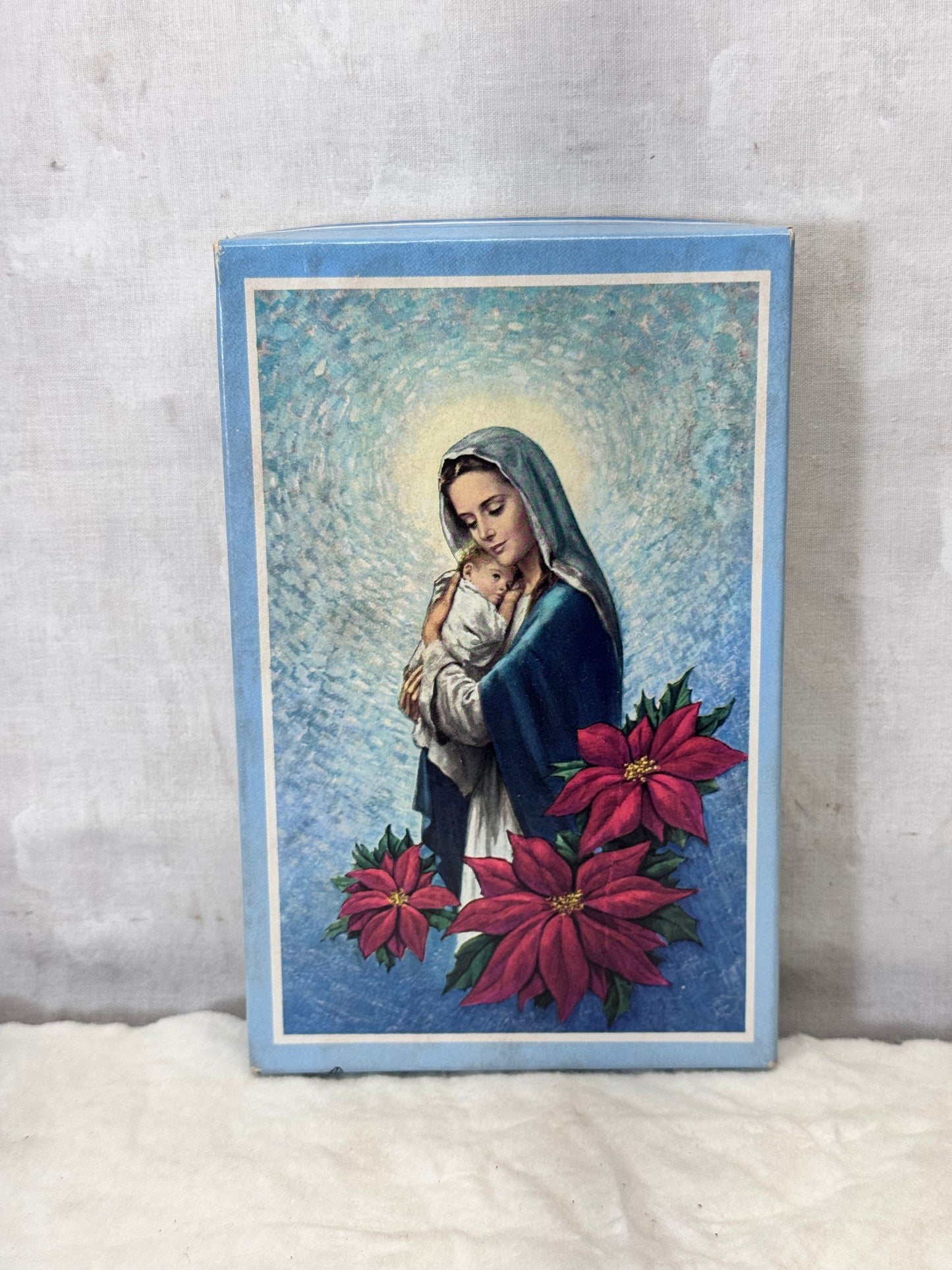 Virgin Mary Christmas Holiday Box Empty #1892