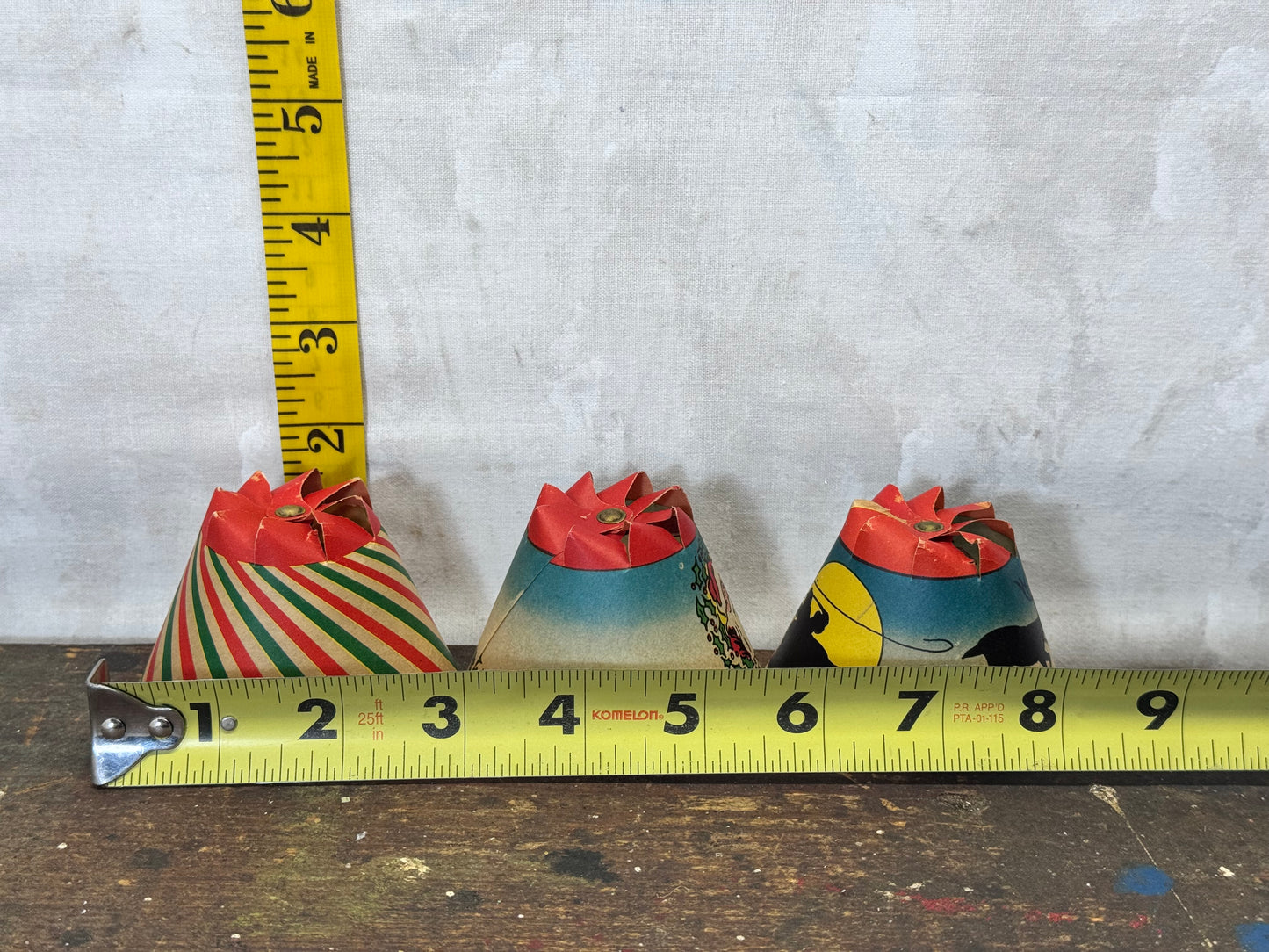 Vintage Whirl Glo Revolving Christmas Tree Light Shades #1788