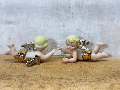 Lefton Japan Clip-On Tree Angels Ornaments #1720