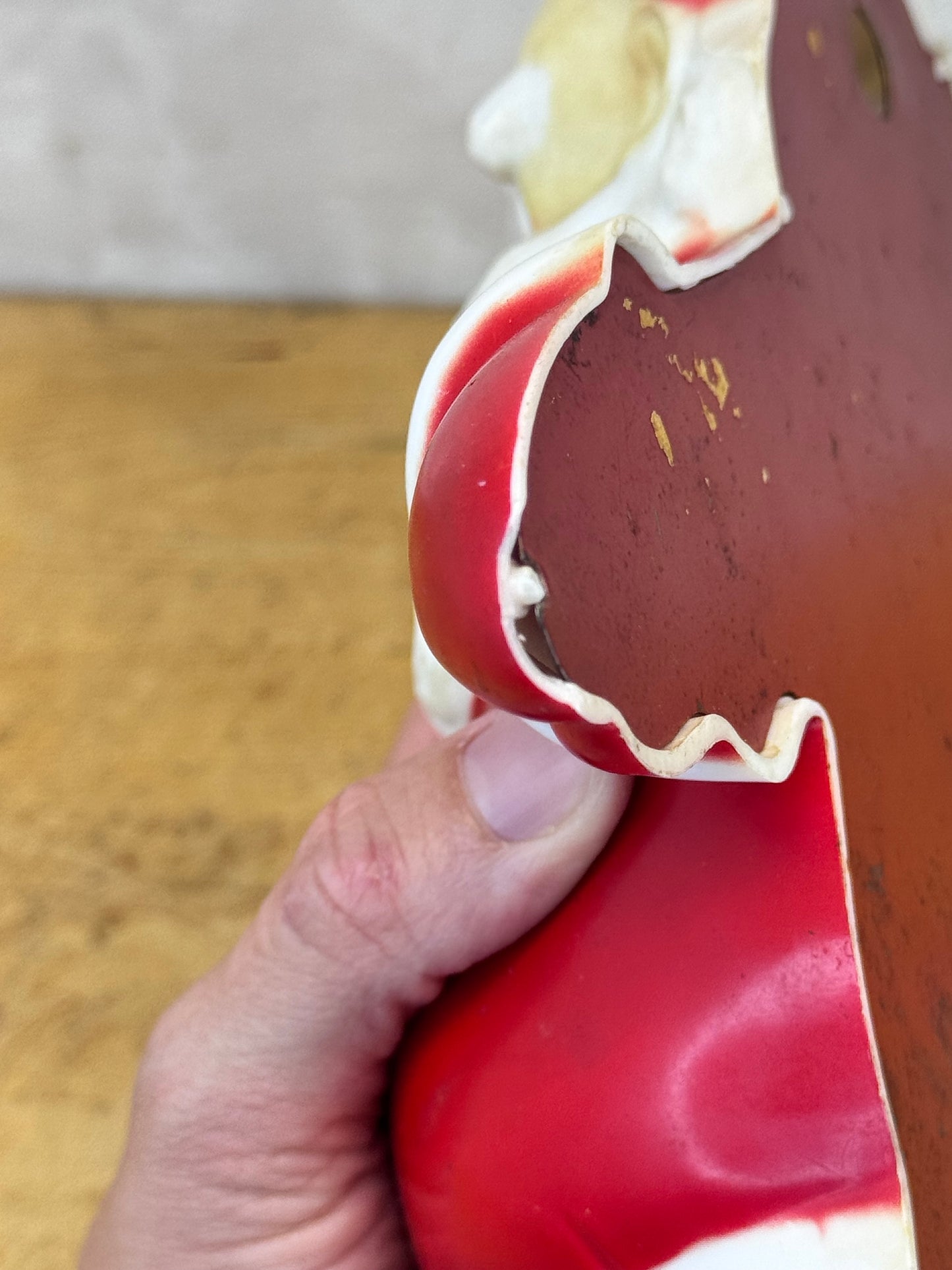 Plastic Santa Claus Blow Mold Vintage #1674