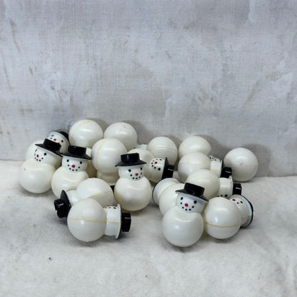 19 Snowman Christmas Light Covers Vintage #2110