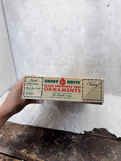 Shiny Brite Ornament Empty Box Vintage #1928