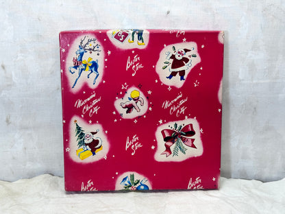 Vintage Boston Store Christmas Gift Box #1743