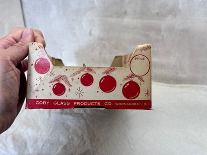 Coby Christmas Ornament Box EMPTY #1975