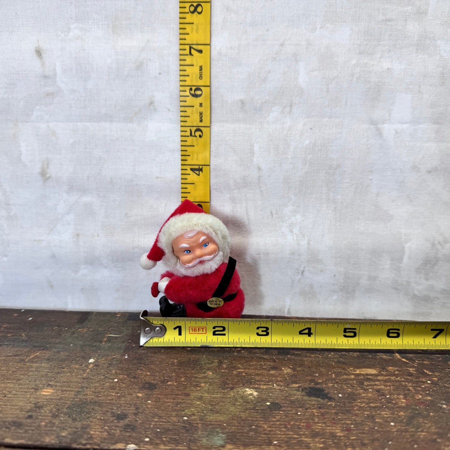 Mini Santa Figurine Vintage #2100