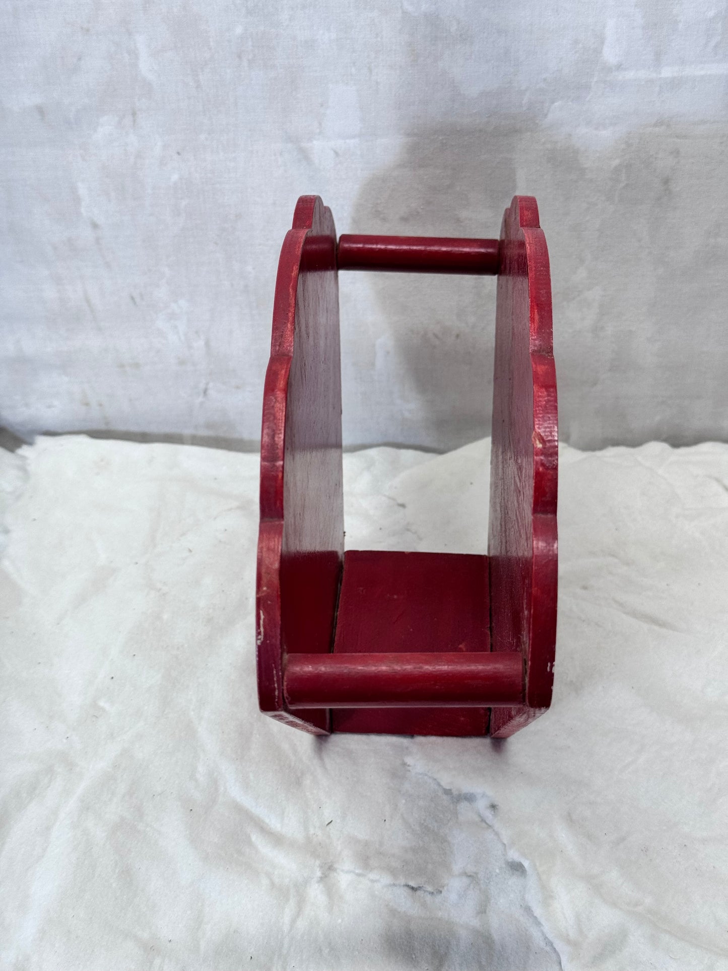 Christmas Red Napkin Holder Vintage #1906