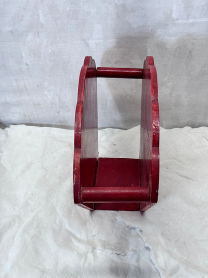 Christmas Red Napkin Holder Vintage #1906