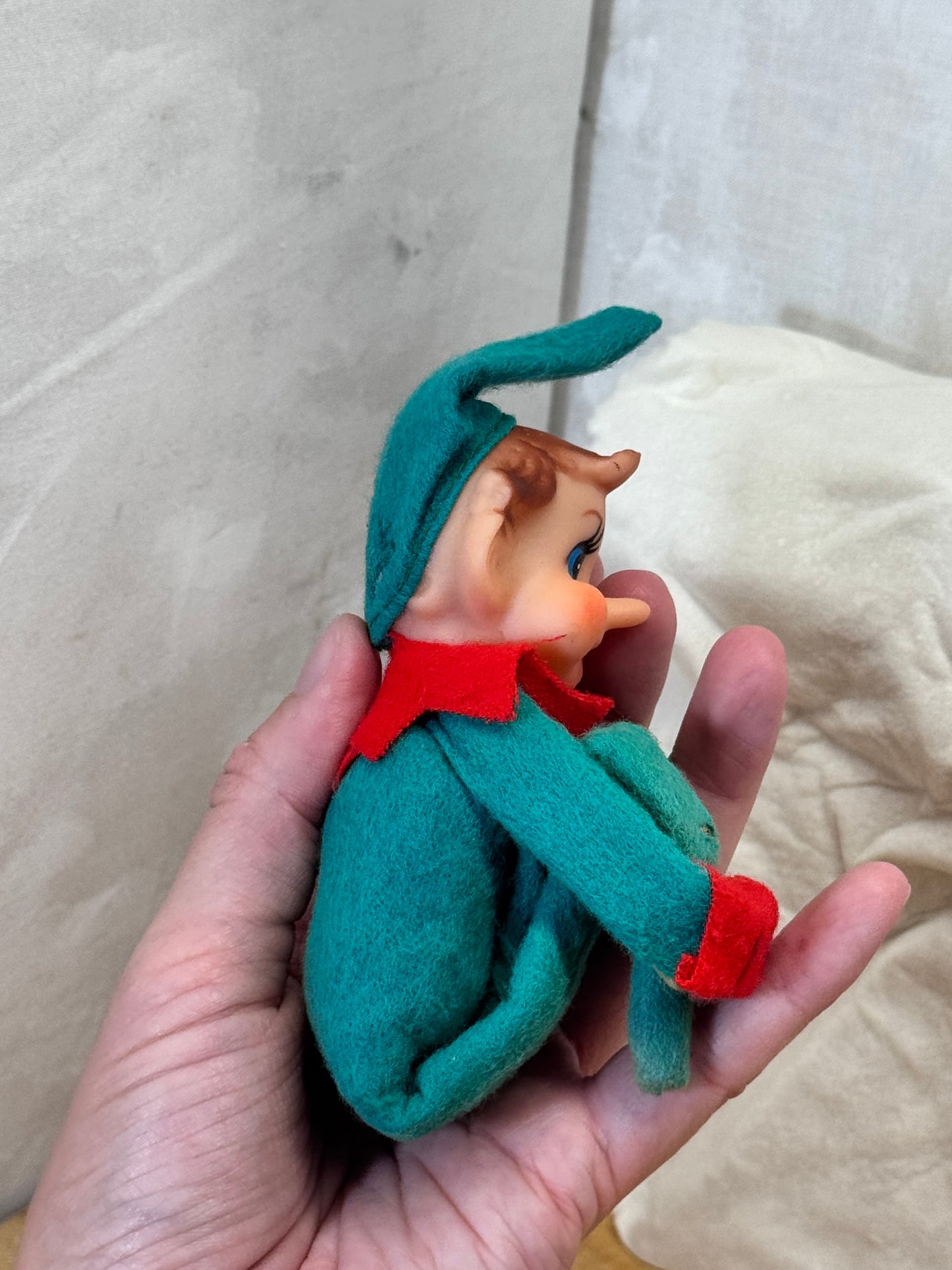 Japan Green Knee Hugger Elf Vintage #1710