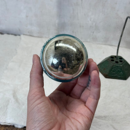 Silent Night Glass Ornament Vintage #2137