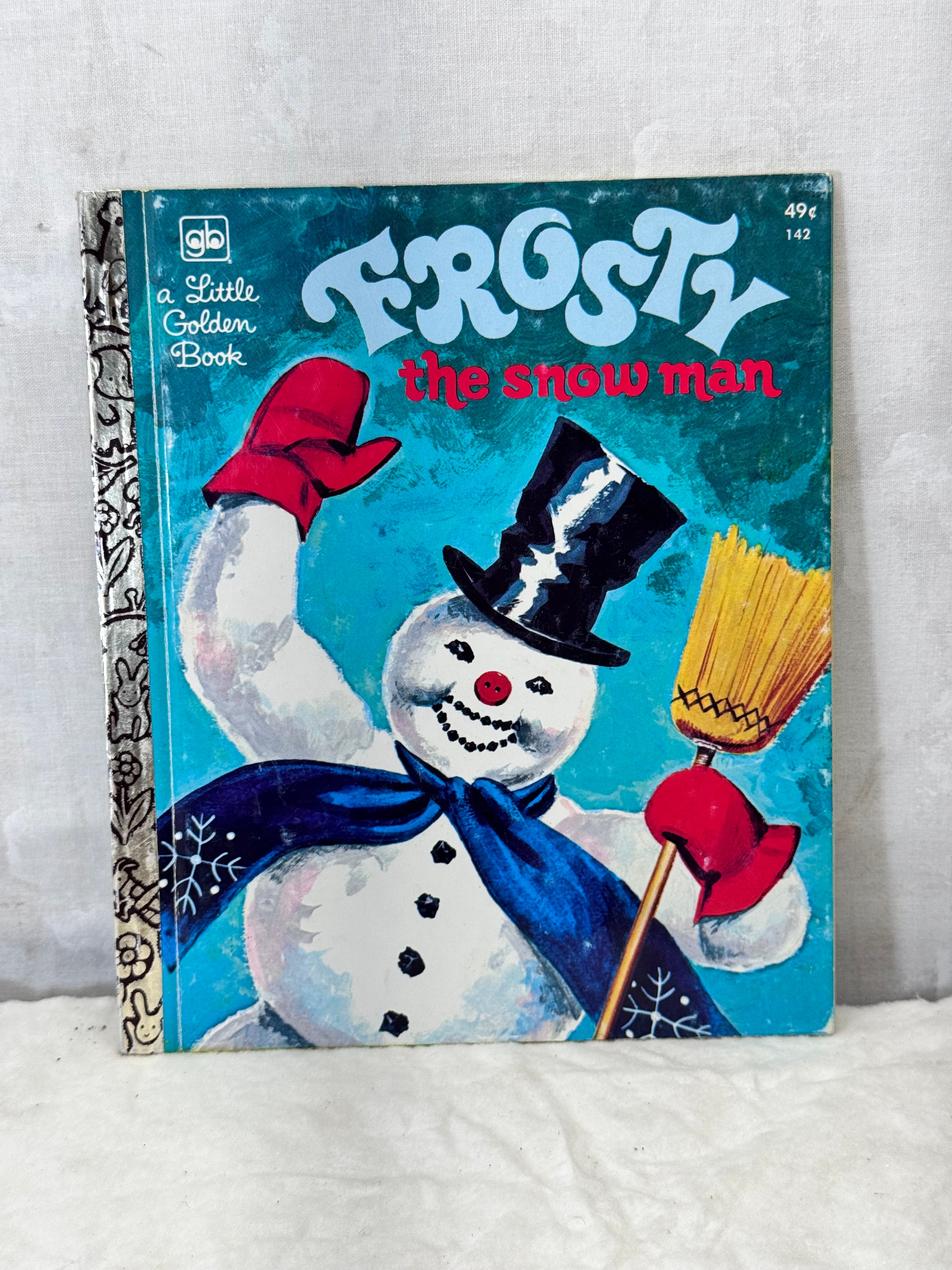 Frosty The Snowman Little Golden Book No. 142 Vintage #1898 – Roadside ...
