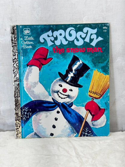 Frosty The Snowman Little Golden Book No. 142 Vintage #1898