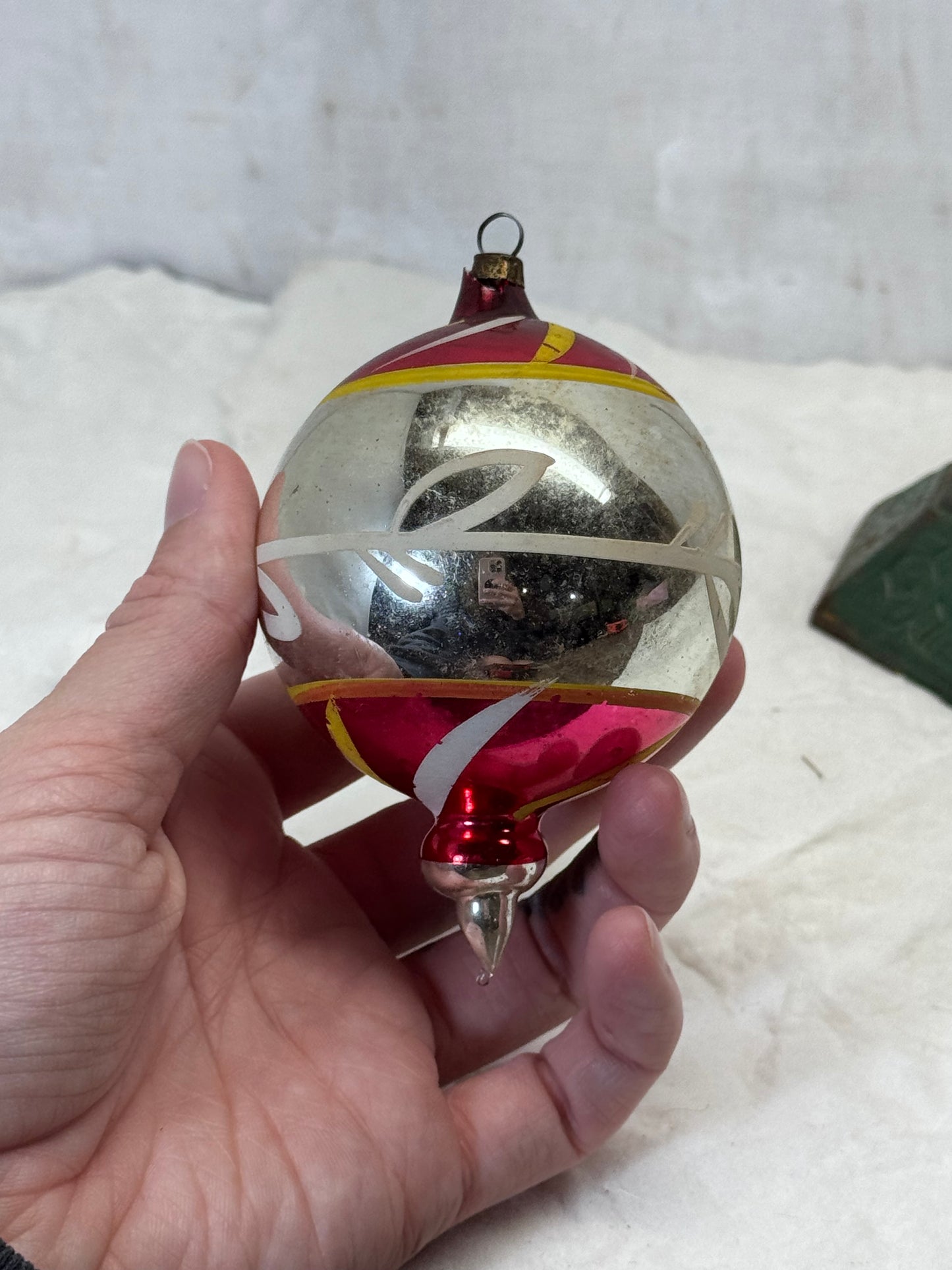 Vintage Glass Christmas Ornament #1797
