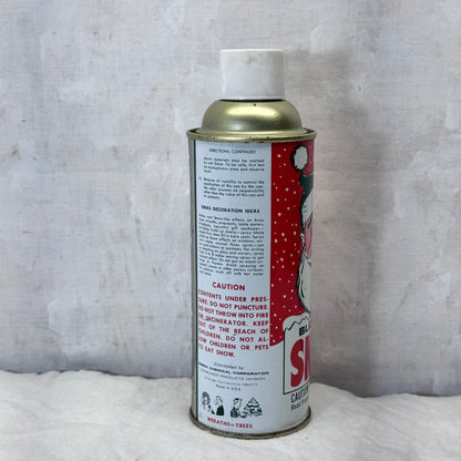 Bliz Spray Snow Vintage Can  Christmas #2062