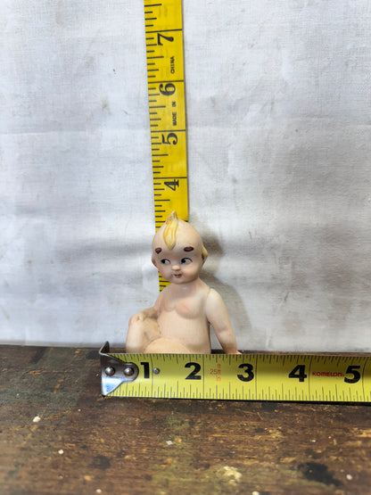 Baby Kewpie Cupie Doll Ceramic Figurine Vintage Christmas #2107
