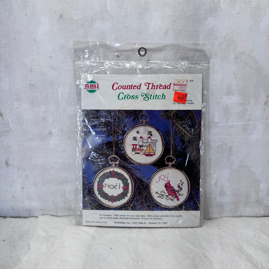 Vintage NOS Christmas Cross Stitch Set #2205