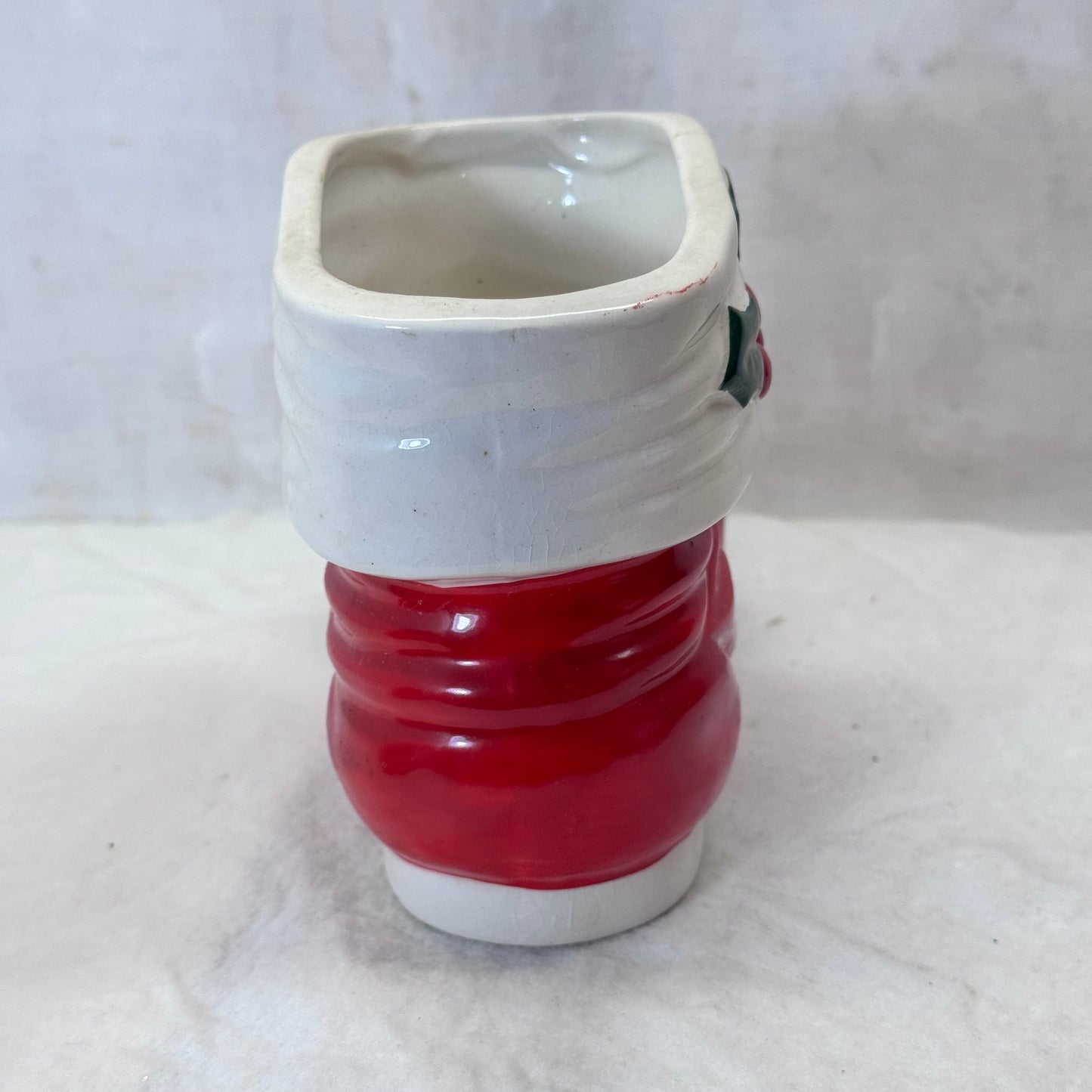 Holt Howard Santa Christmas Boot Vase Dish Vintage Japan 1960 Large #2055