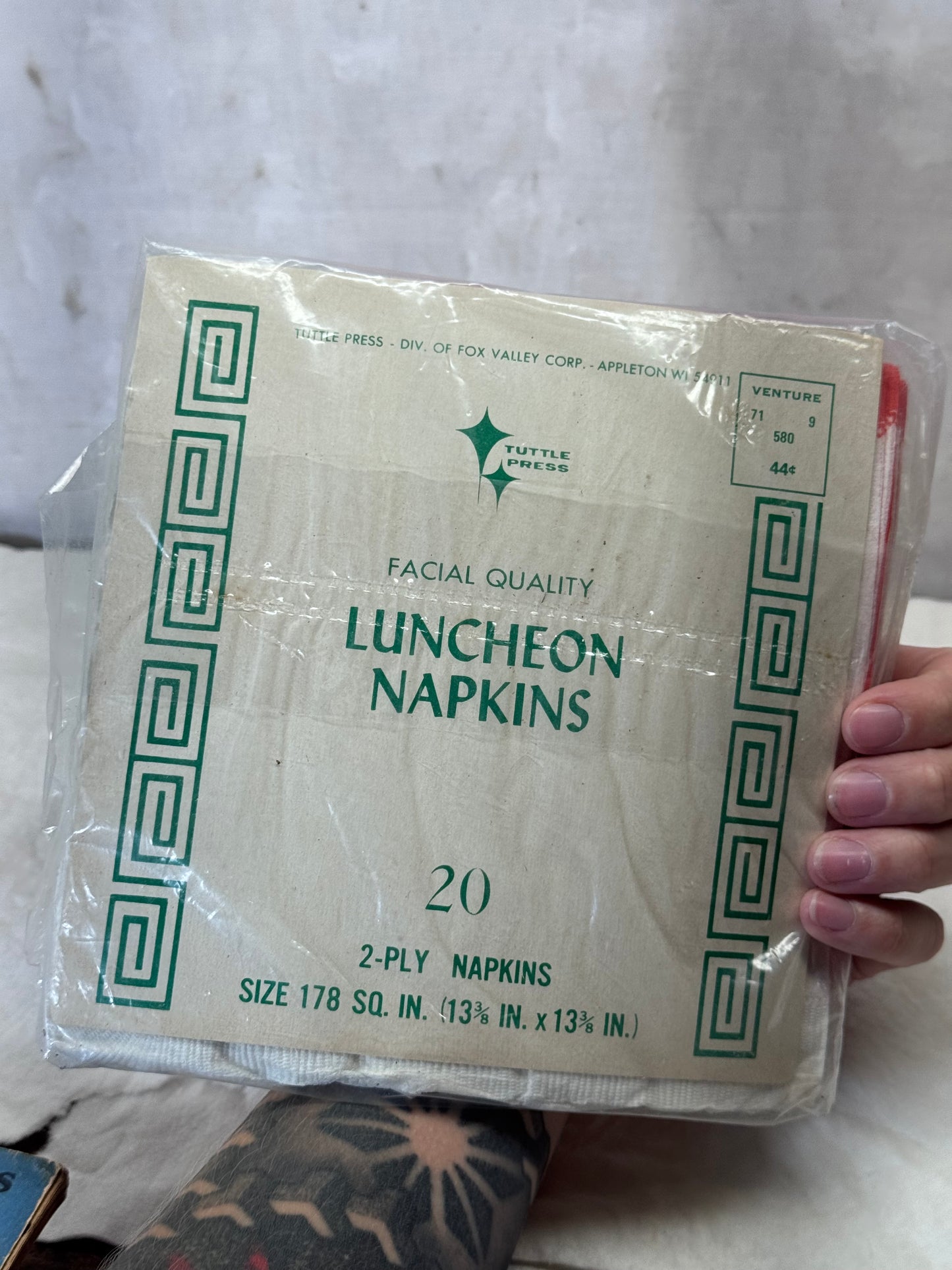 Santa Claus NOS Napkins Appleton Wisconsin Vintage #1893