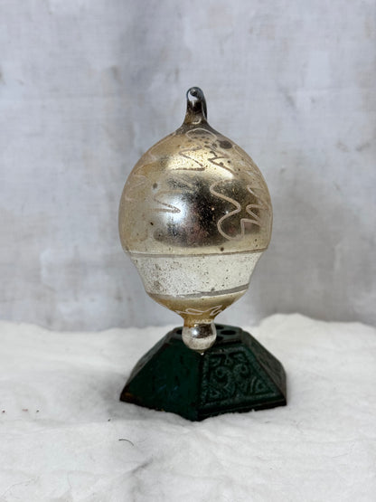 Vintage Christmas Glass Ornament #1795
