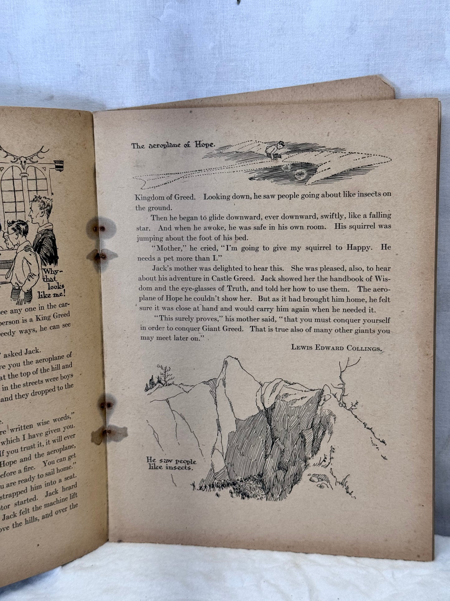 John Martins Book The Child Magazine 1917 Antique Flawed #1894