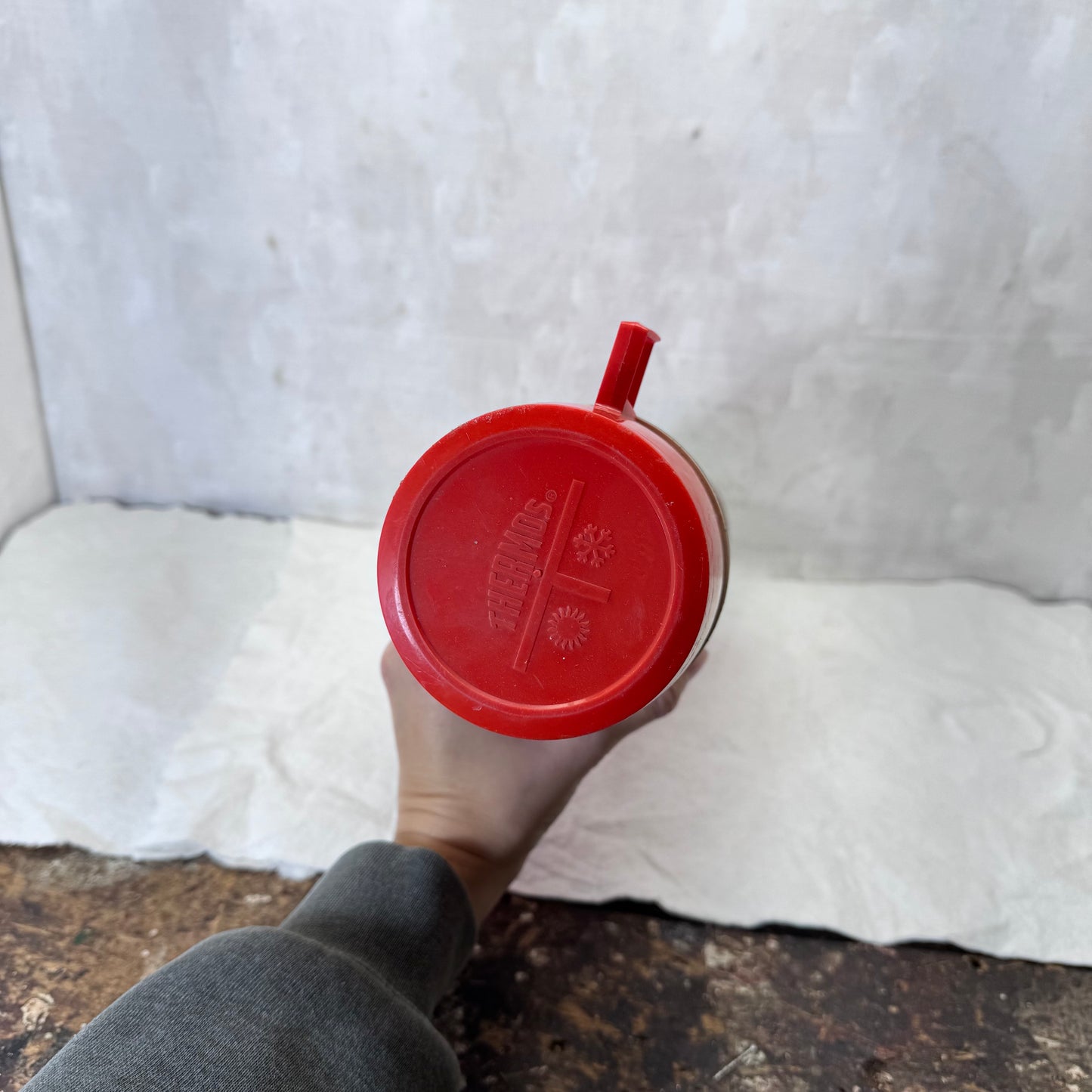 King-Seeley Thermos Red Christmas Vintage #2051