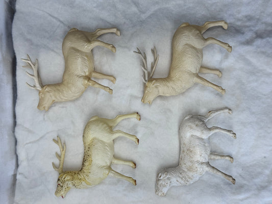 Celluloid Reindeer Bundle of 12 Flawed #2006