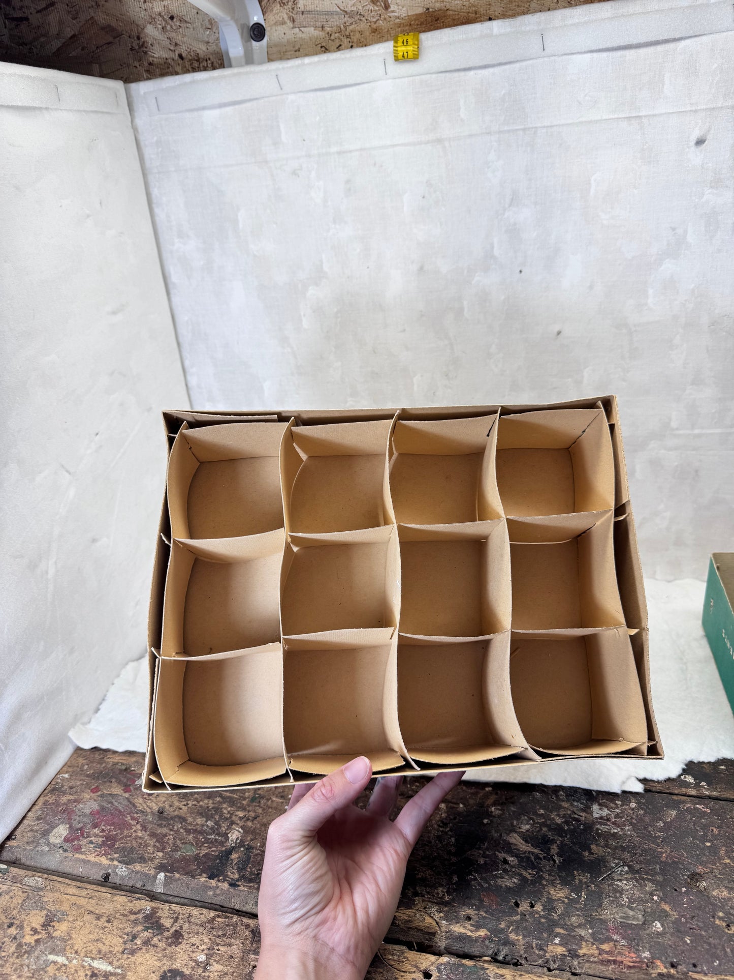 Fantasia Christmas Ornament Box Empty Vintage #1929