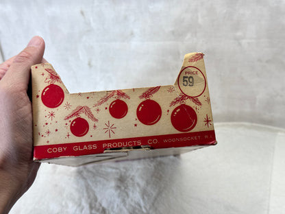 Coby Christmas Ornament Box EMPTY #1975