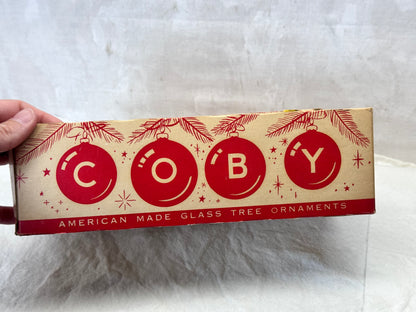 Coby Christmas Ornament Box EMPTY #1975