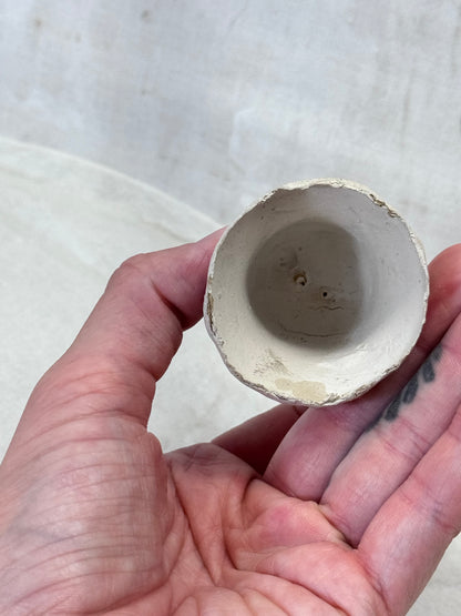 Paper-Mache Mini Glass Bead Bell Ornament Vintage #2000