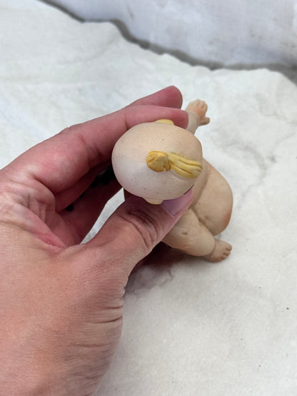 Baby Kewpie Cupie Doll Ceramic Figurine Vintage Christmas #2107