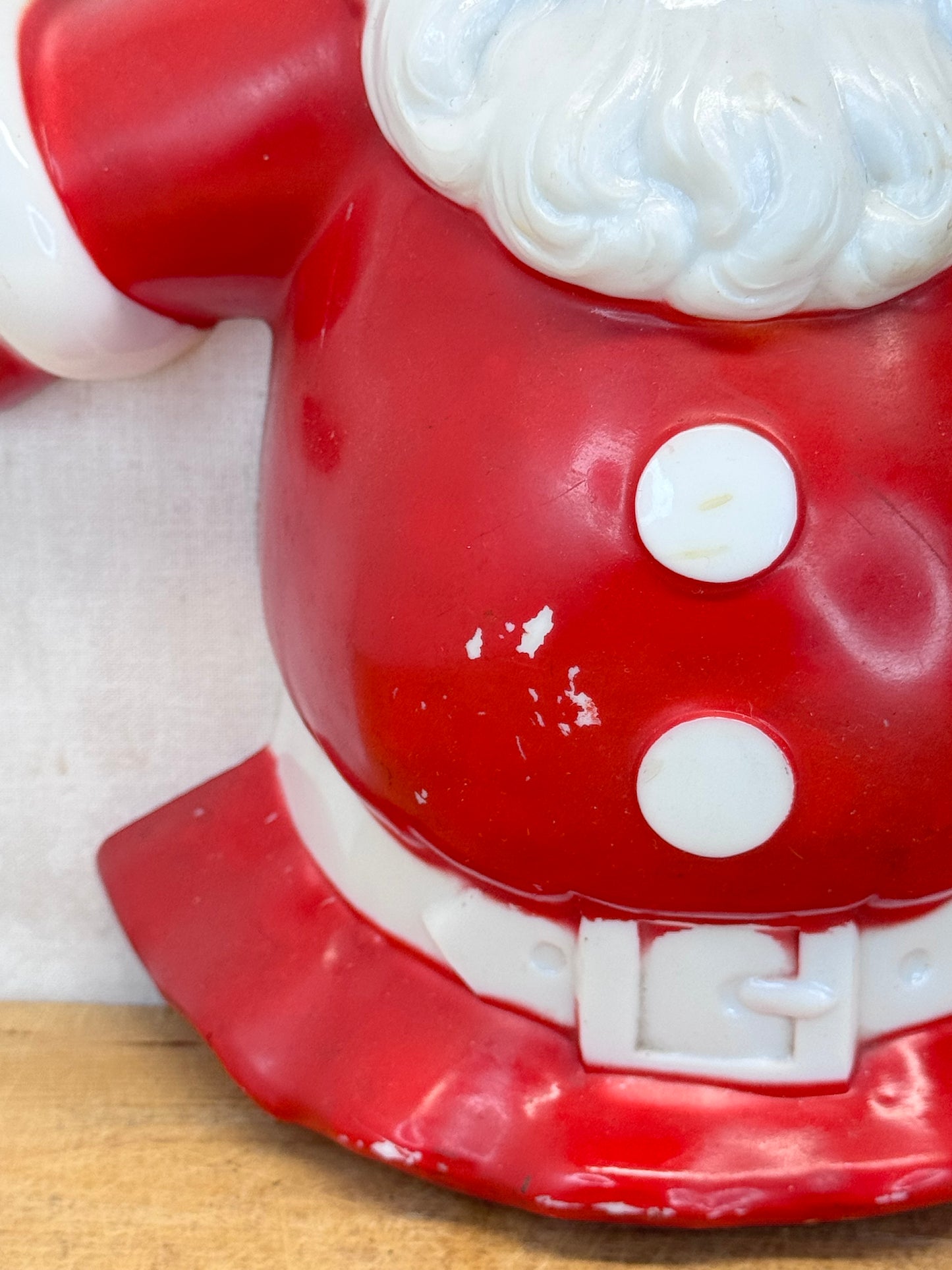 Plastic Santa Claus Blow Mold Vintage #1674