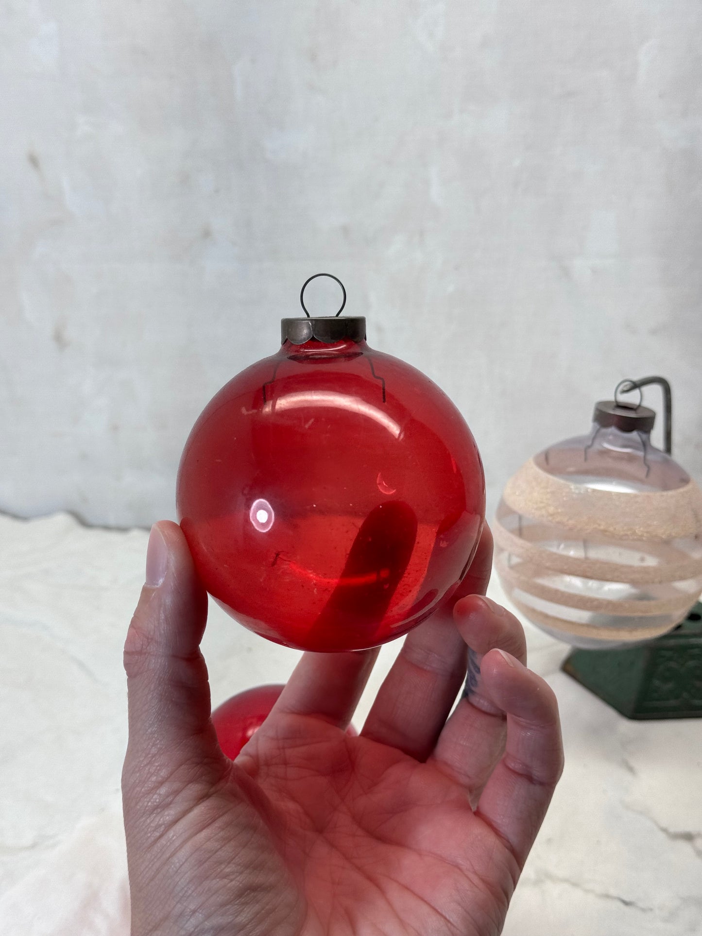 Christmas Glass Ornament Bundle of 3 #2104