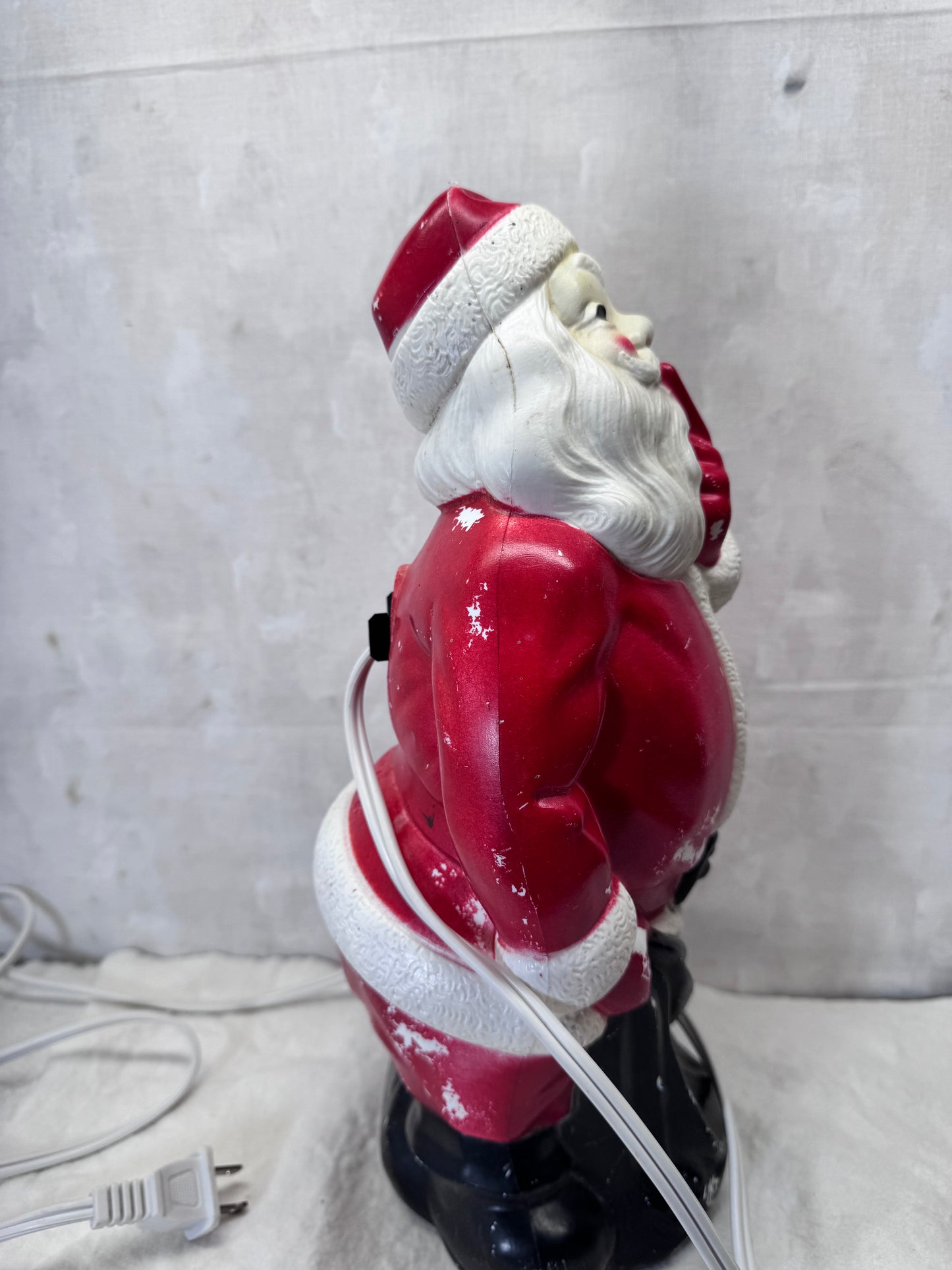 1971 Whispering Santa Claus Blow Mold Vintage #2071 Working