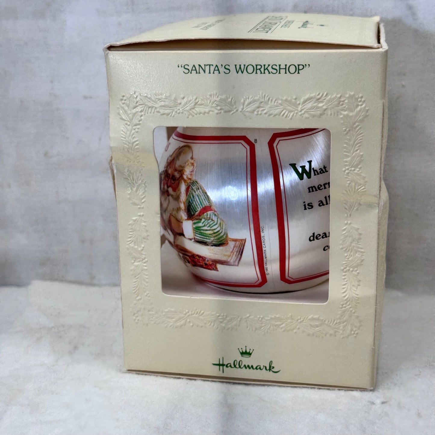 Santa’s Workshop Tree Trimmer Collection 1980 NOS Ornament #2201