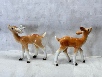 International Peace Garden Deer Figurines Japan Vintage #1986