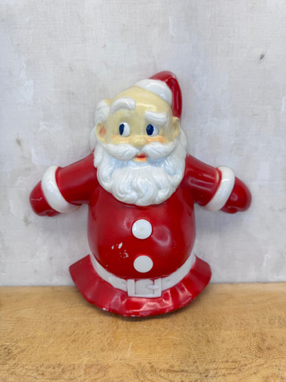 Plastic Santa Claus Blow Mold Vintage #1674