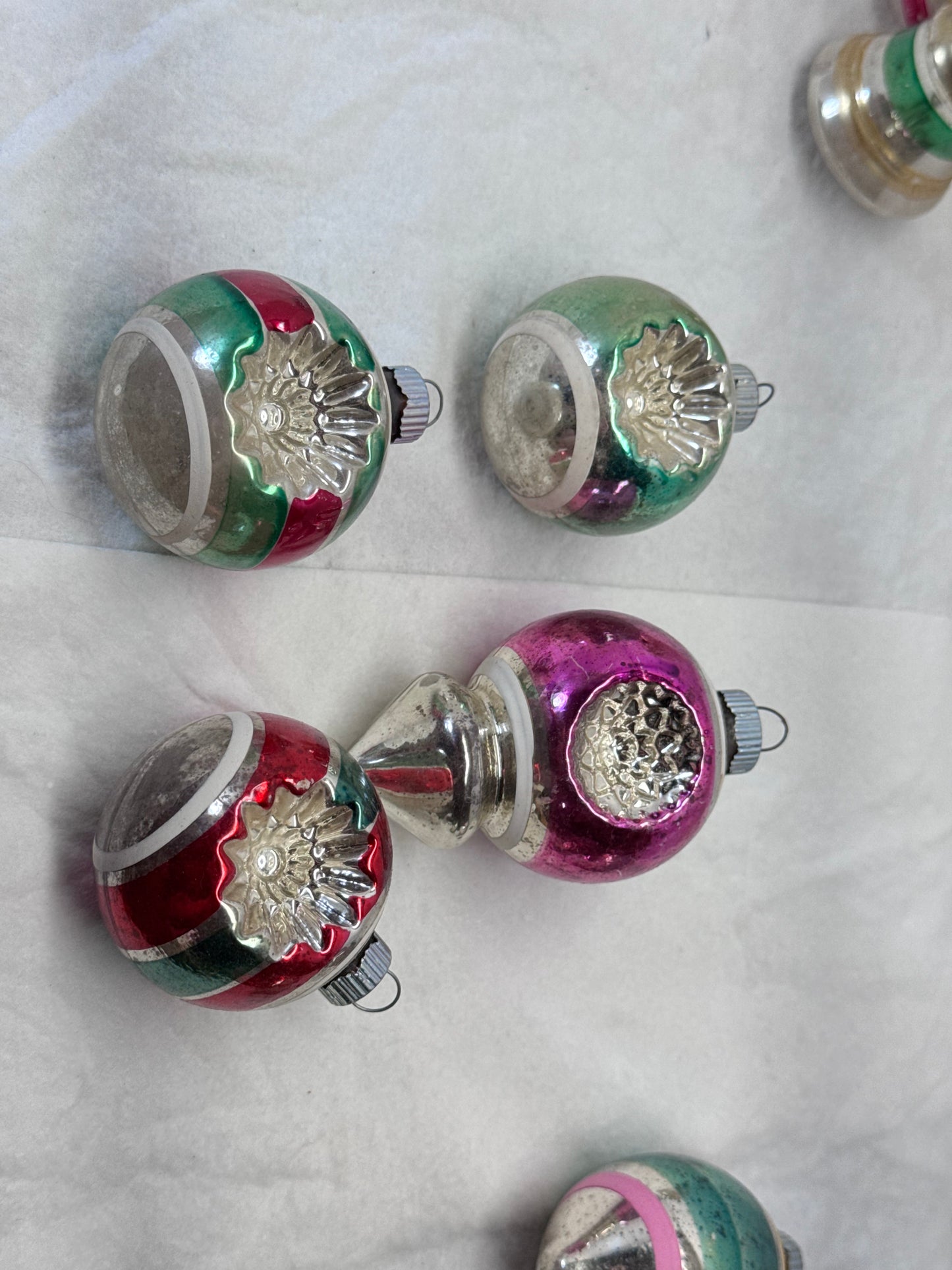 Vintage Glass Ornament Bundle #2160