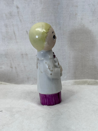 Choir Boy Christmas Figurine Japan Vintage #2151