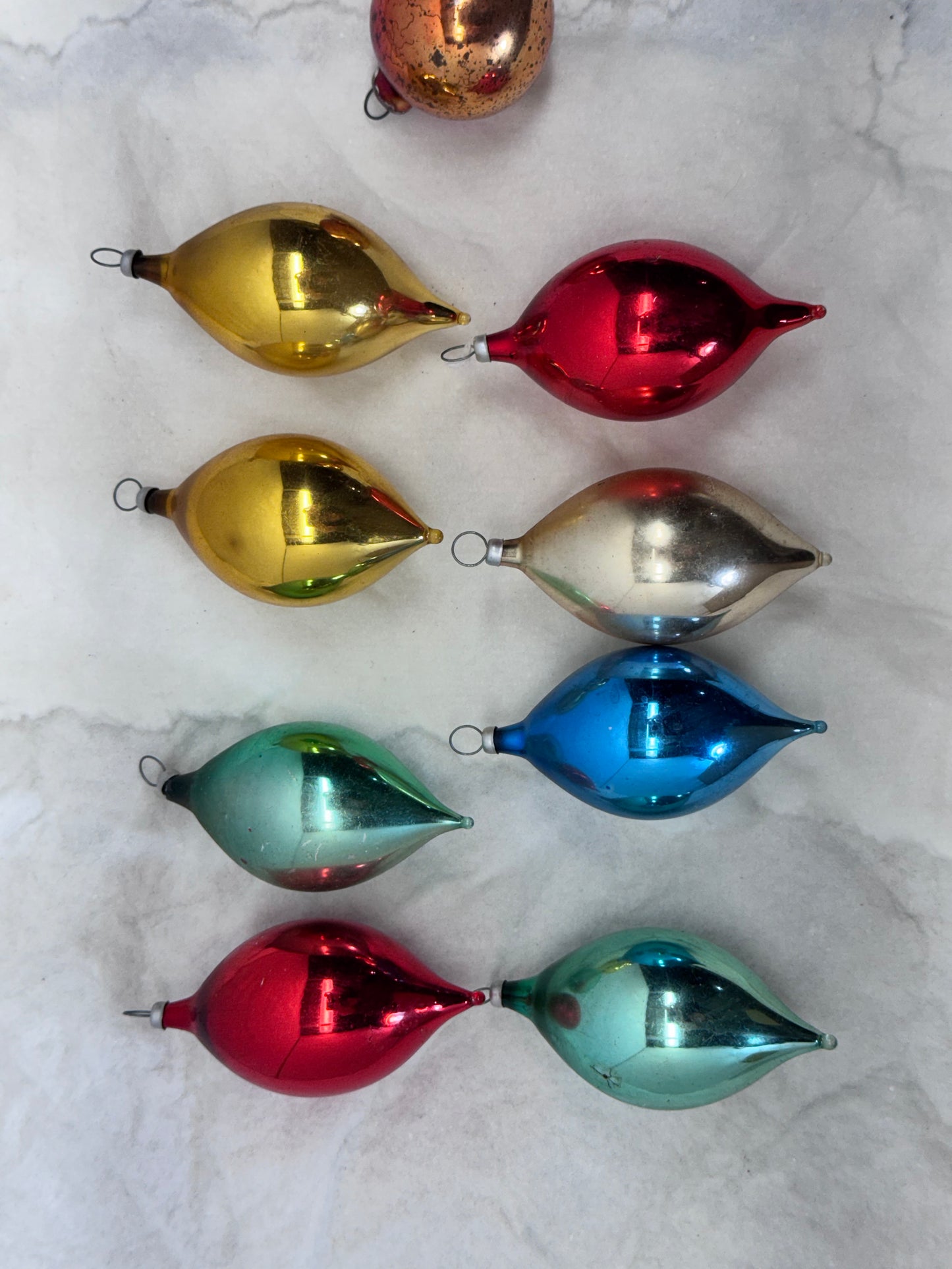 Vintage Glass Christmas Ornaments Bundle of 14 #2087