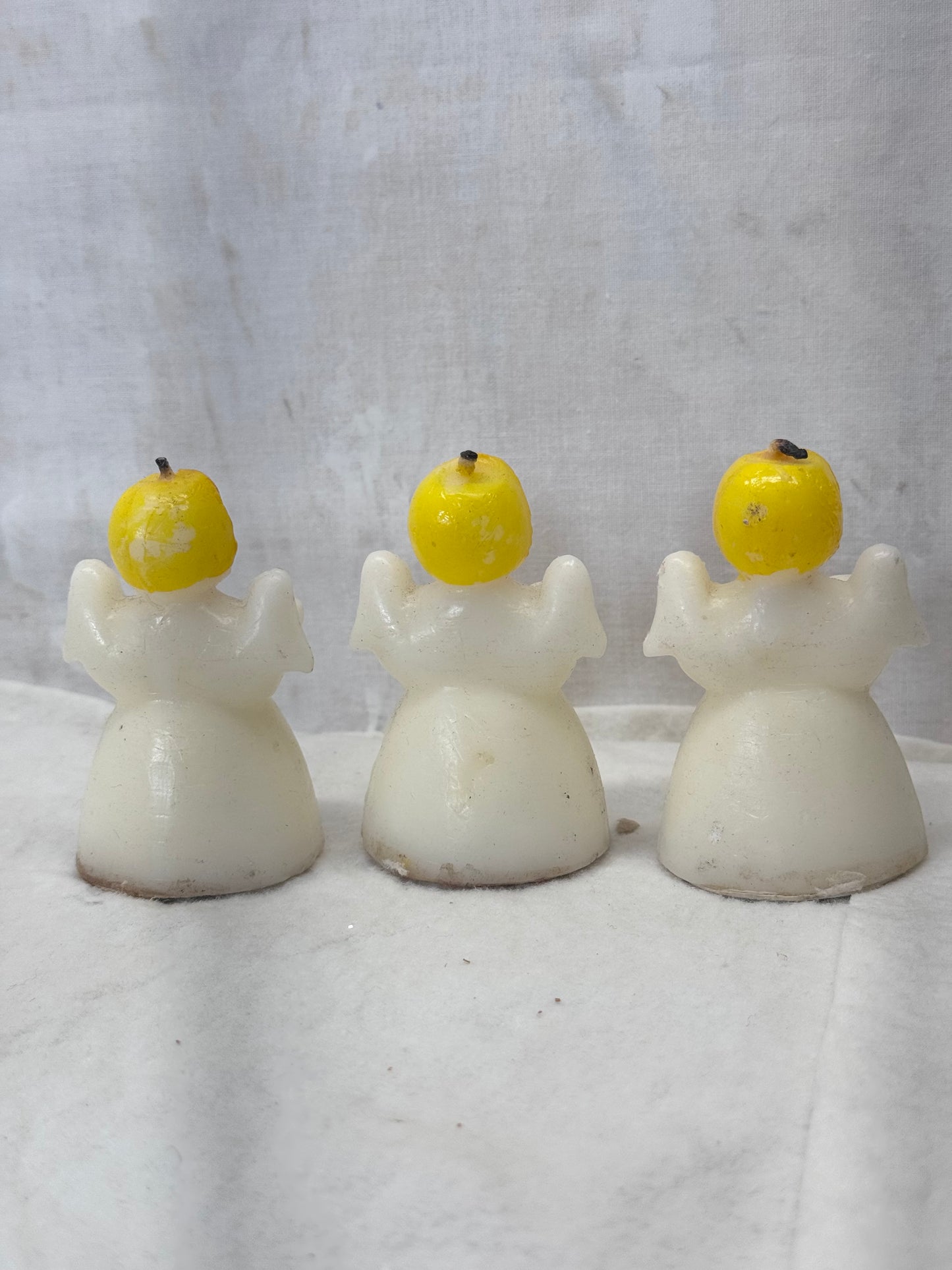 Tavern Candle 3 Singing Angels Vintage Christmas #1988