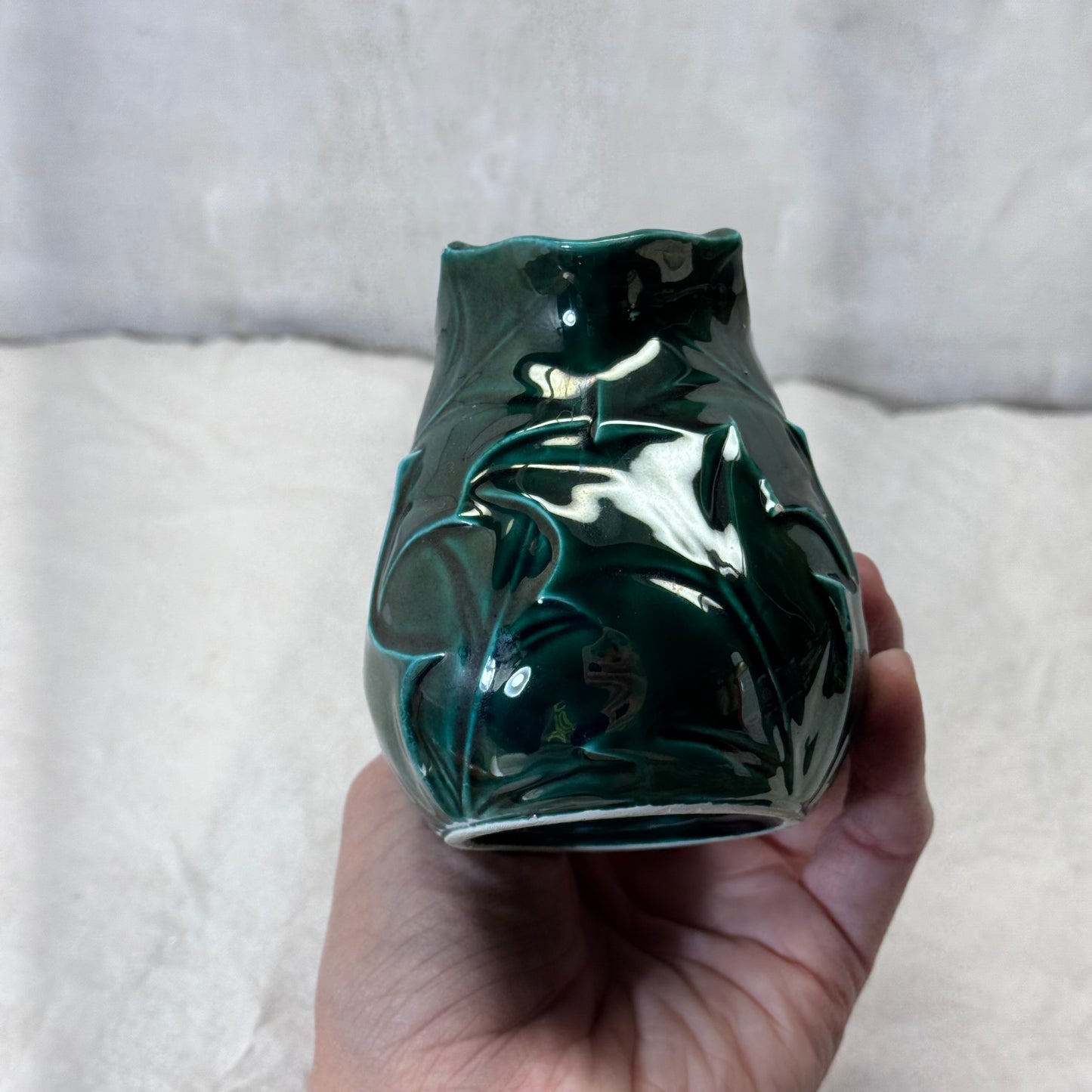 Lefton Christmas Holly Berry Vintage Creamer #2061