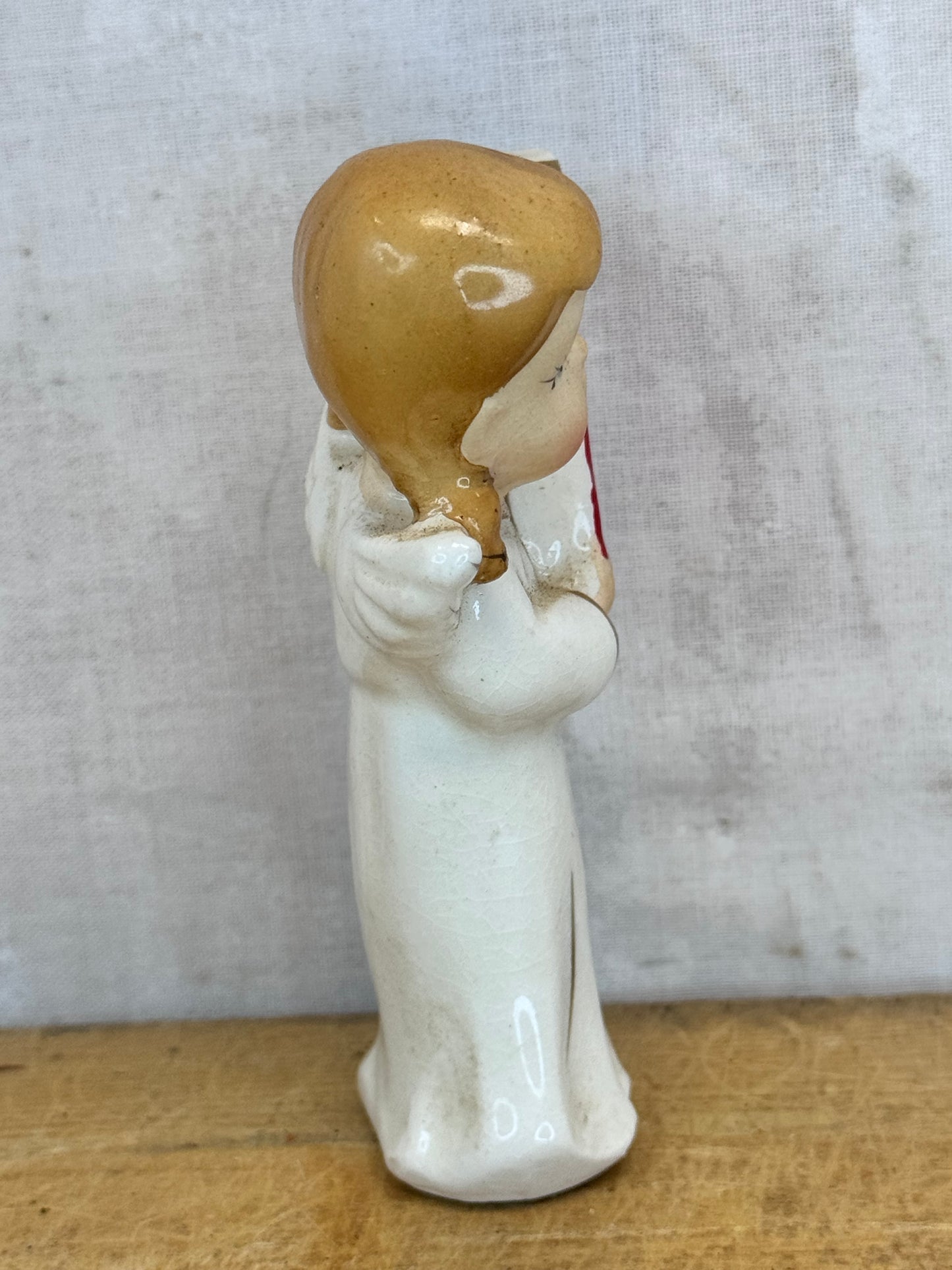 Vintage Christmas Napco Angel Replacement Letter E #1678