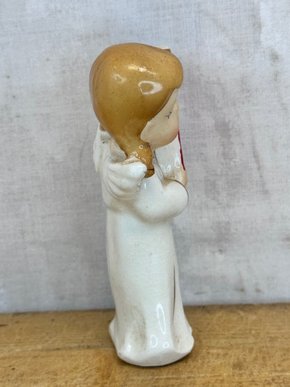 Vintage Christmas Napco Angel Replacement Letter E #1678