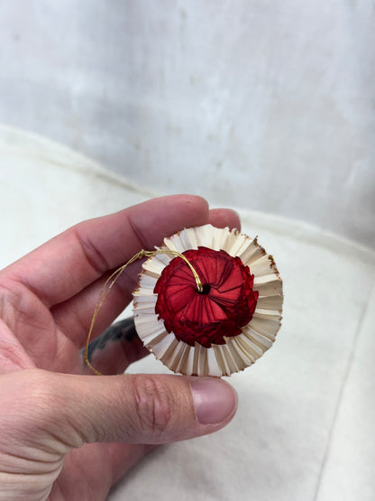 Paper Santa Claus Japan Ornament Vintage #2004