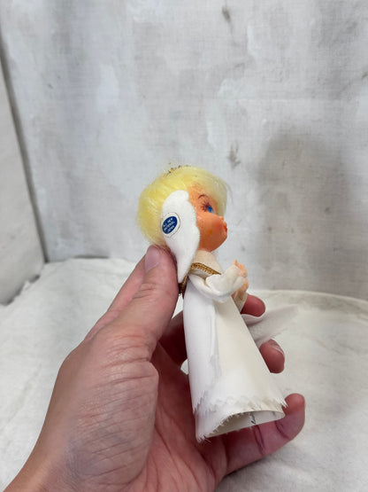 Small Angel Tree Topper Christmas Japan Vintage #1999