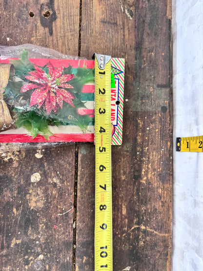 Santa Land Christmas Door HangerNOS Vtg #1737