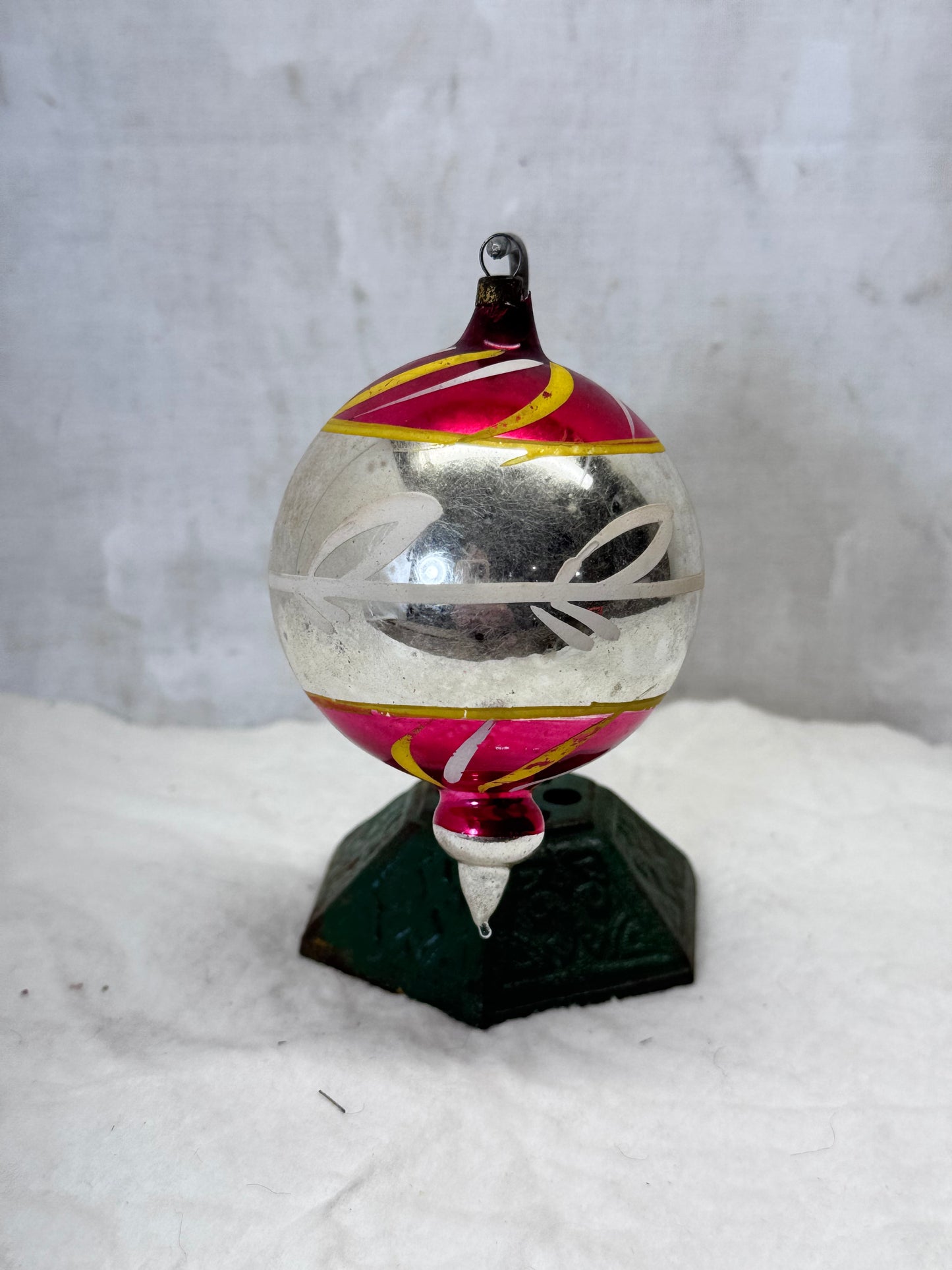 Vintage Glass Christmas Ornament #1797